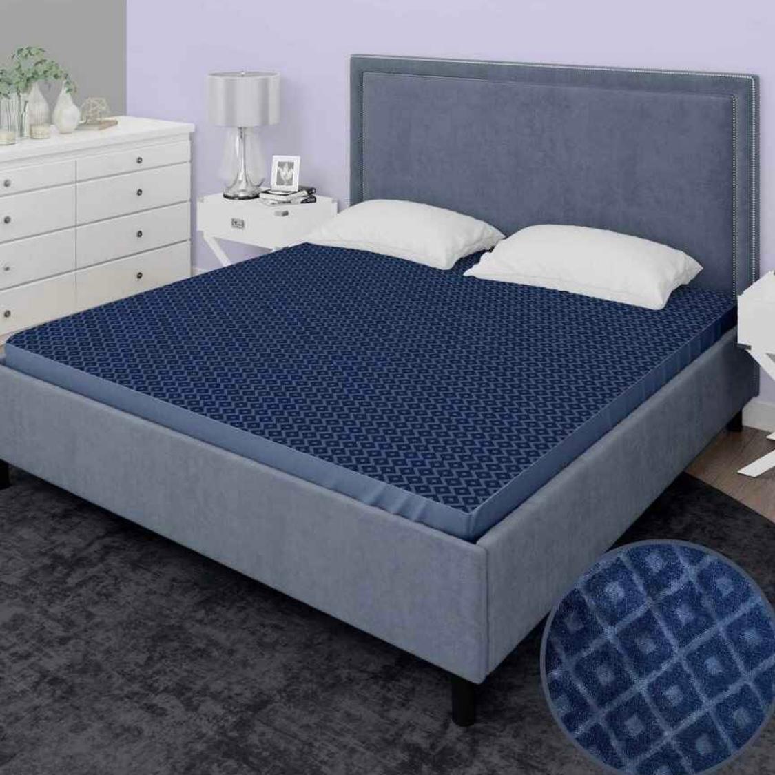 PALACHI WATERPROOF MATTRESS COVER - BLUE