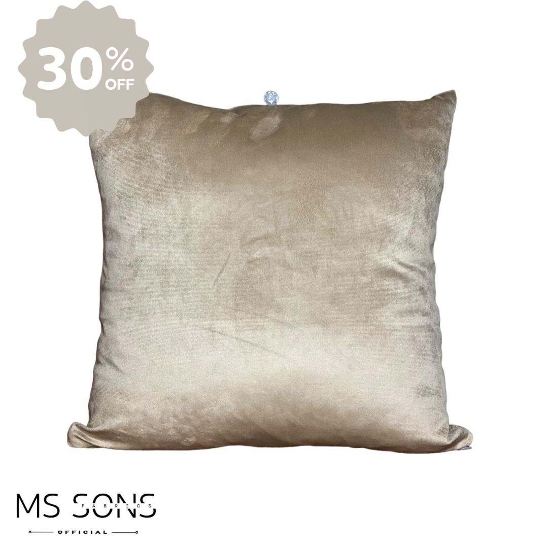 Luxury Velvet Laser CUT Cushion Cover (SILVER)