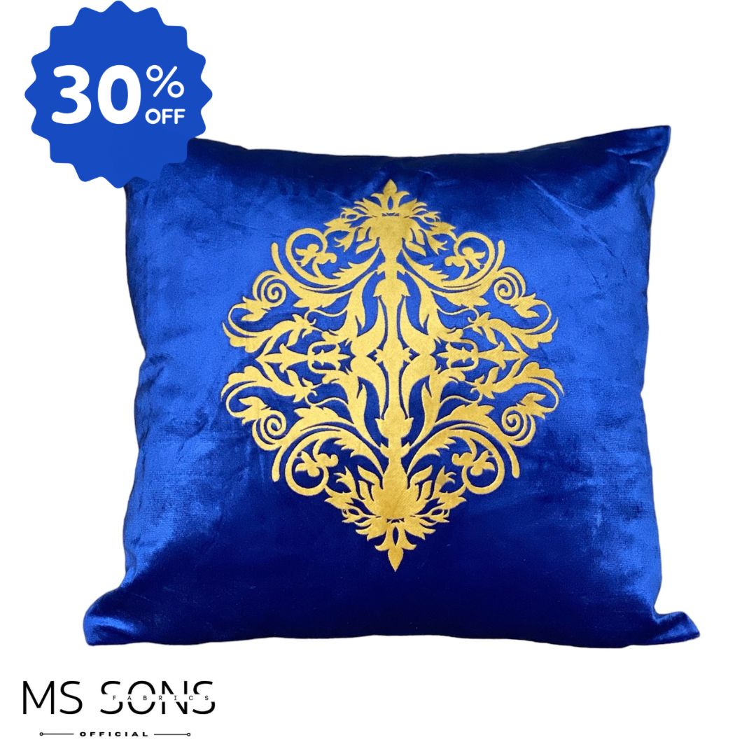 Luxury Velvet Laser CUT Cushion Cover (ROYAL)