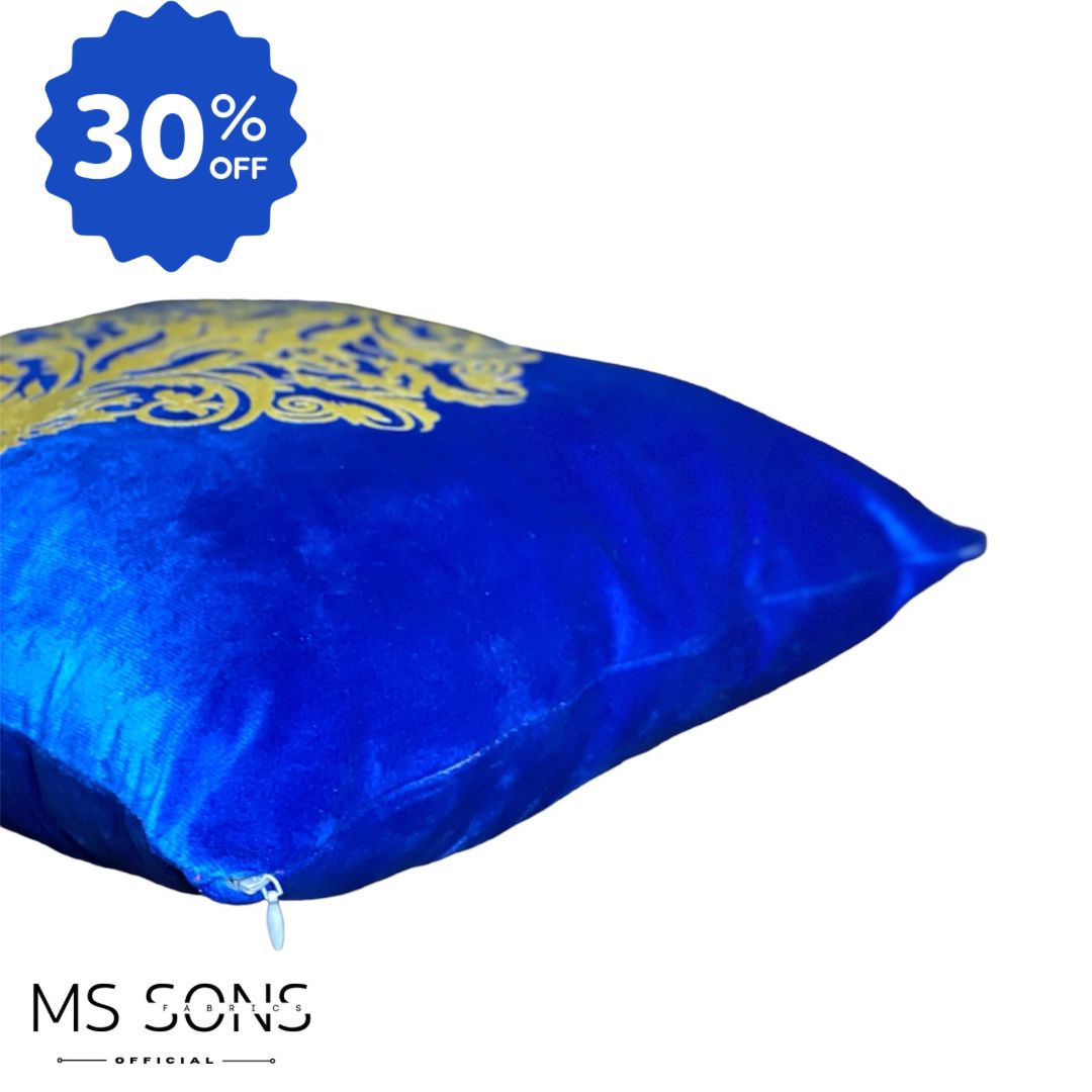 Luxury Velvet Laser CUT Cushion Cover (ROYAL)